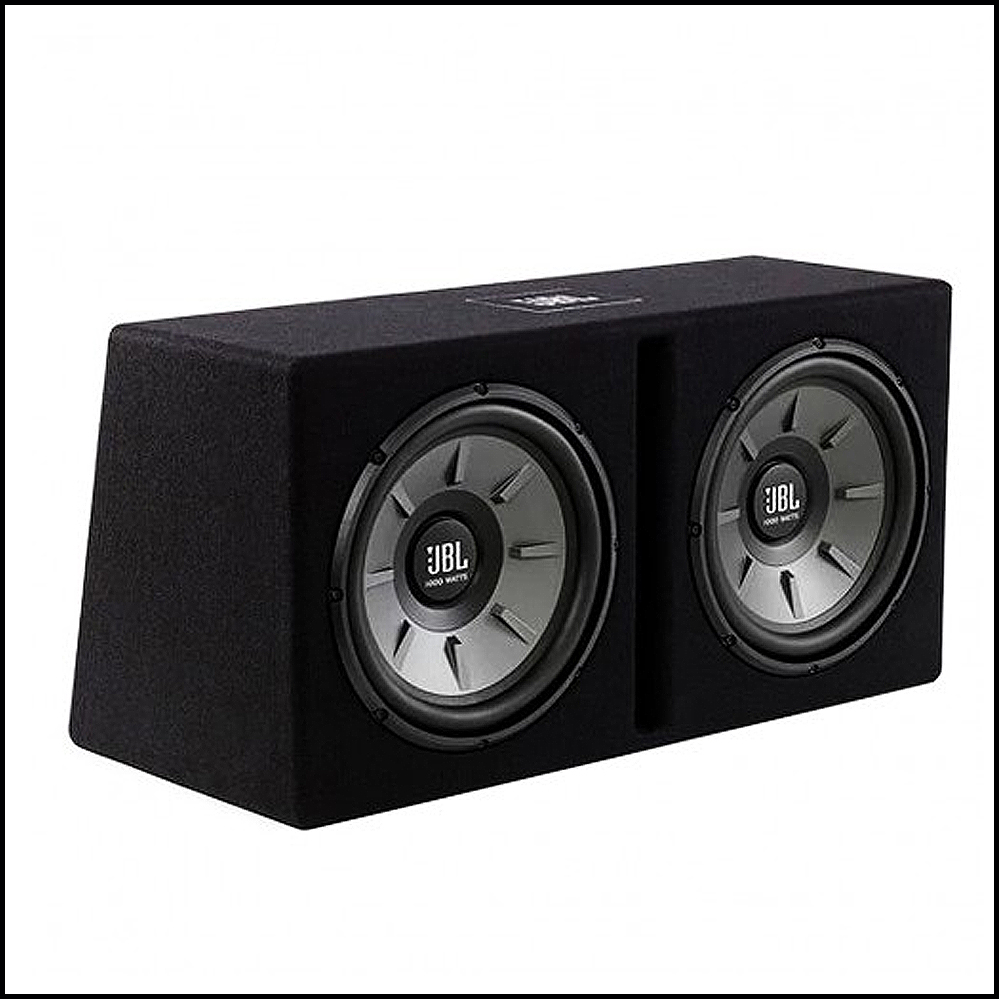 JBL STAGE1220B Twin 12" Subwoofers in SlotPorted Enclosure